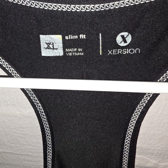 Xersion Black Racerback Tank Top - Picture 3 of 5